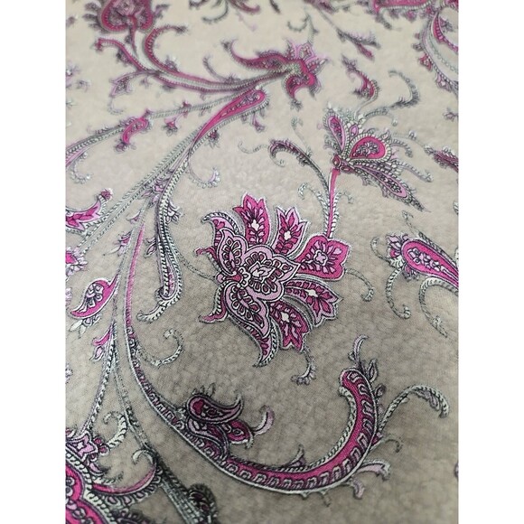 Laundry Shelli Segal Floral Maxi Dress Silk Blend Vintage Y2K Pink Women’s Sz 2 - Picture 12 of 13